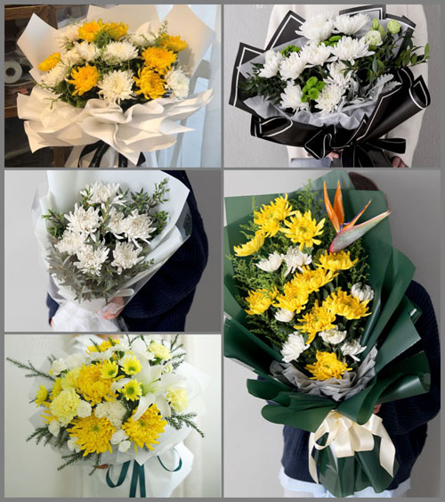 贵州安顺平坝区齐伯乡浪烟村白事花束代送